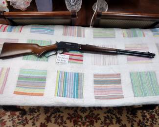 Marlin 3030 rifle gold trigger.