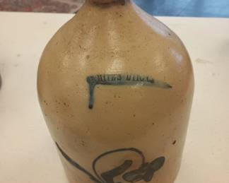 White's Utica Stoneware jug