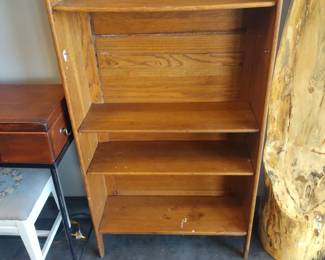 Vintage oak bookshelf
