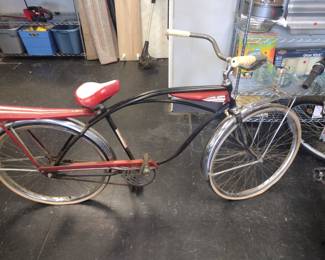 Vintage roll fast bicycle.