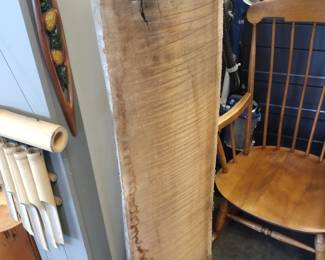 Large slab for mantle or other live edge