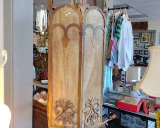 Vintage Gothic church light stained glass