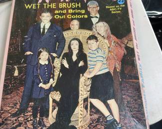 Vintage Adams family. brush. color set