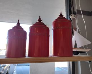 Graduating canister set large