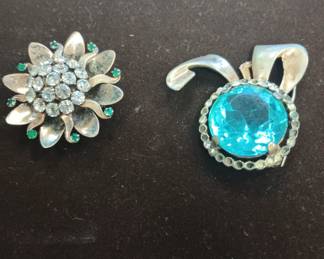Sterling brooches