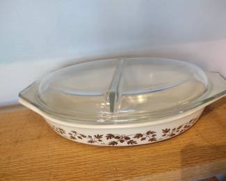 Vintage Pyrex divided server