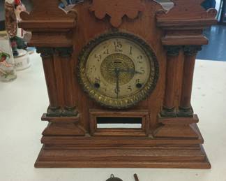 Vintage Ingram Cabinet clock number 7.