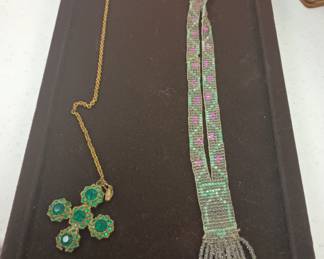 Vintage costume jewelry.