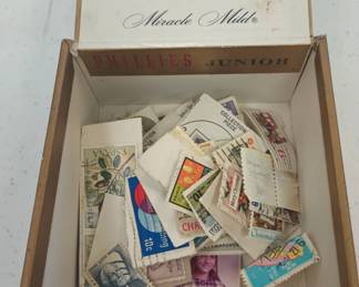 Small vintage stamp collection