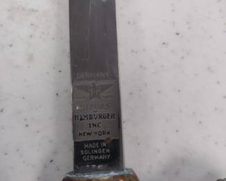 Vintage US Military Academy. Hillborn Hamburger Cadet Sword