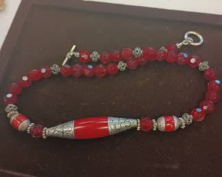 Vintage costume jewelry.