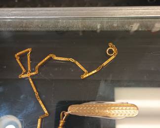 10 karat gold watch Bob and 10KARAT gold pocket Knife.