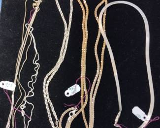 Sterling silver chains