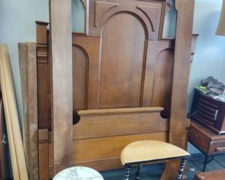 Full size vintage bed frame.