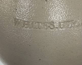 White Utica Stoneware jug