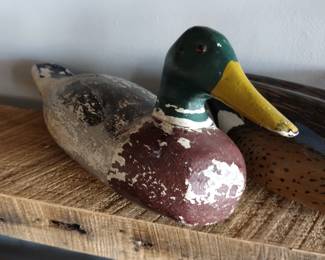 Vintage working duck decoy