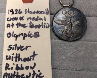 1936 honorable work berlin olympics 