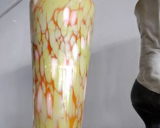 Hand blown art glass.