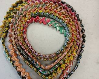 Vintage bubblegum wrapper rope