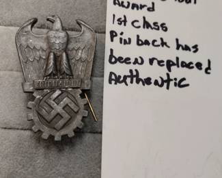 Nazi Germany first class metal
