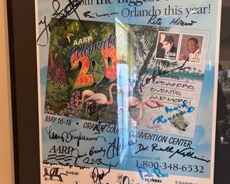 AARP Celebrates 2000 Orange County Convention Center May 16-18 Orlando Rita Moreno signatures