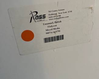 Emanuel, Babak Halycon mixed media holdbrook ny