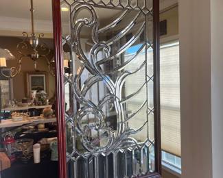 Framed glass clear mosaic