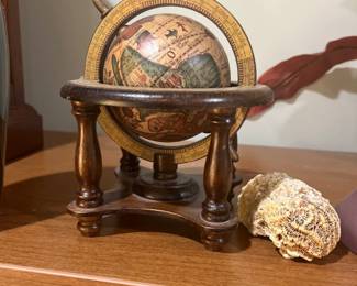 small mini floor globe