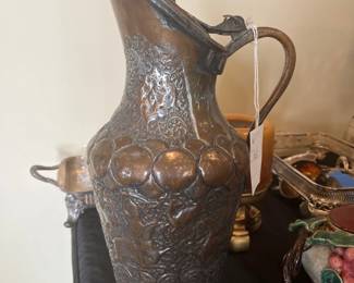 copper pitcher, water jug, ewer