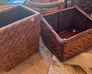 high quality wicker baskets various sizes