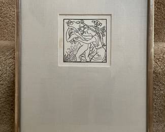 Artistede Maillol Woodcut (1861-1944)