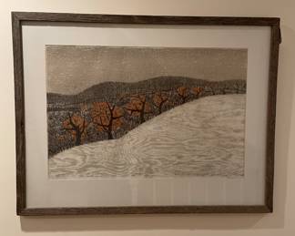 Charles Beck (1927-2013) "Hillside" 28/50