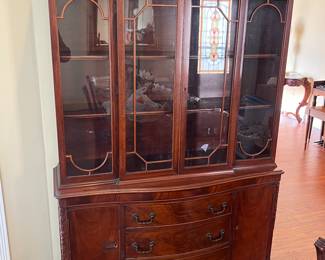 Chippendale china cabinet