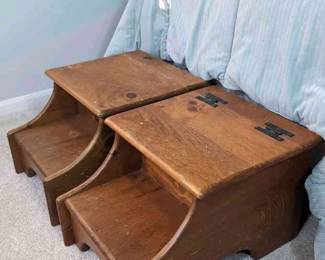 Two Bed Steps With Storage