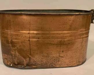 Copper Boiler With Wood Handles