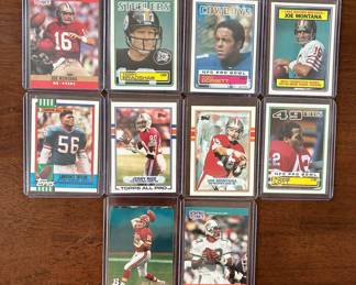 Football Card Lot Includes Jerry Rice, Joe Montana, Dan Marino  More Hall of Famers