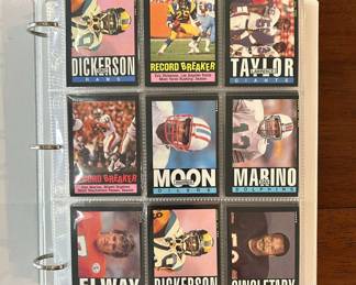 1985 Topps Football Cards. Over 650 Cards Warren Moon rookie, Marino, Elway, Dickerson