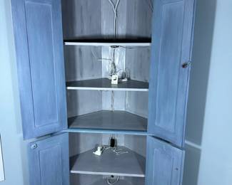 Vintage Corner Cabinet 