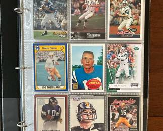 HOF Football legends Johnny Unitas, Joe Namath, Bart Starr and more