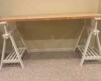 Adjustable Wood Table