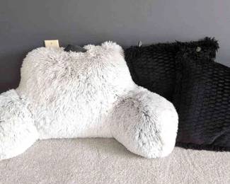 Shaggy Reading Pillow And Borgata Throw Pillows