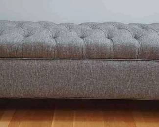 Flexsteel Button Tufed Upholstered Bench