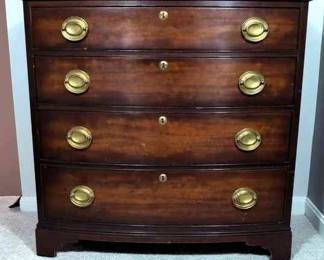 Henredon Mahogany Chest Of Drawers, Vintage