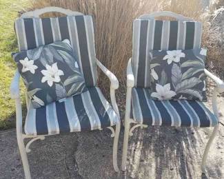 Cast Metal Patio Chairs