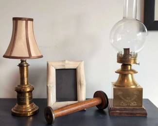 Brass Lamps And Decor