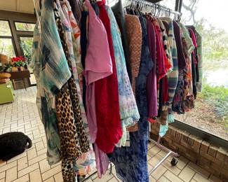 New and like New Ladies clothing and sandals