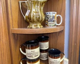 Vintage Hardees Coffee Mugs 