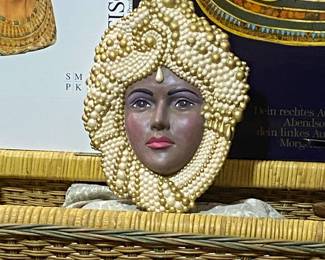 Goddess ceramic wall plaque