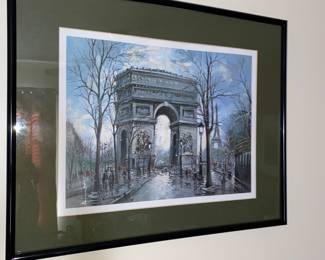 Arch de Triumph  framed print
