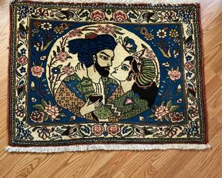 Persian wall hanger rug 